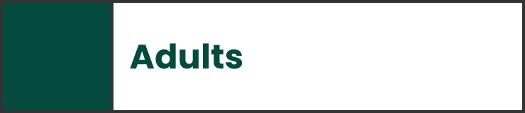 Adults landing page hover button