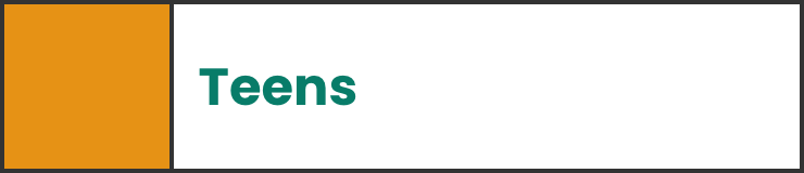 Teens landing page button