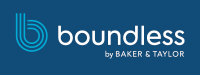 Boundless by Baker & Taylor blue background with white text logo
