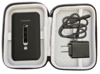 Wi-Fi Hotspot kit with cord and carrying case