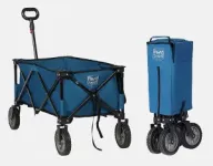 Blue folding wagon
