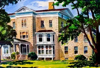 Painting of Bellevue Place