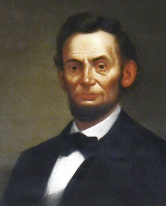 Painting of Abraham Lincoln