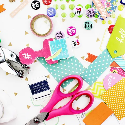 Image of scrapbook materials